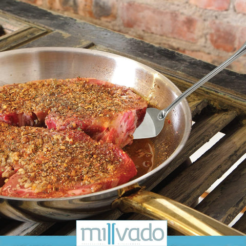 Stainless Steel Utensils, Solid Turner 15'' (Millvado)