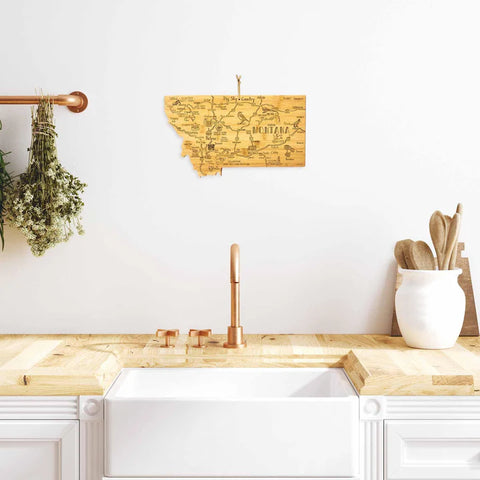 Destination Montana Cutting Board (Totally Bamboo)