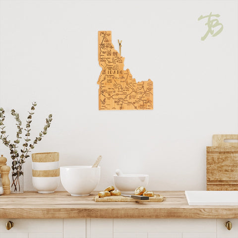 Destination Idaho Cutting Board (Totally Bamboo)