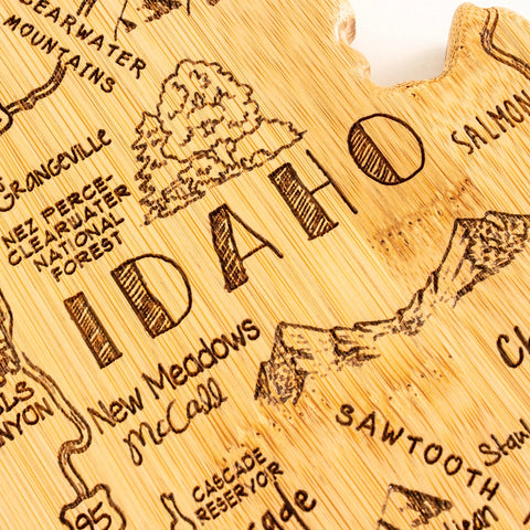 Destination Idaho Cutting Board (Totally Bamboo)