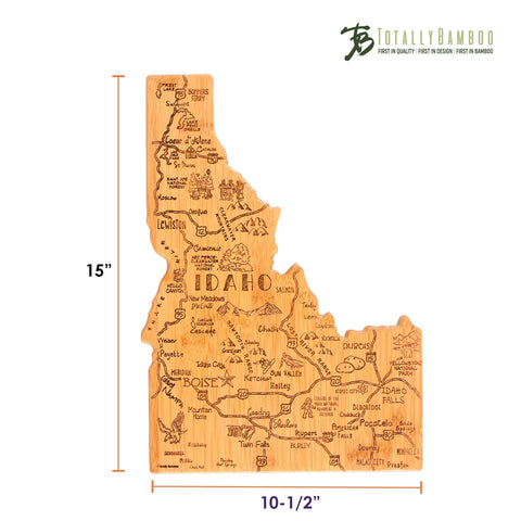 Destination Idaho Cutting Board (Totally Bamboo)