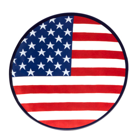 Stars & Stripes Melamine Dinner Plate 11in (Certified International)