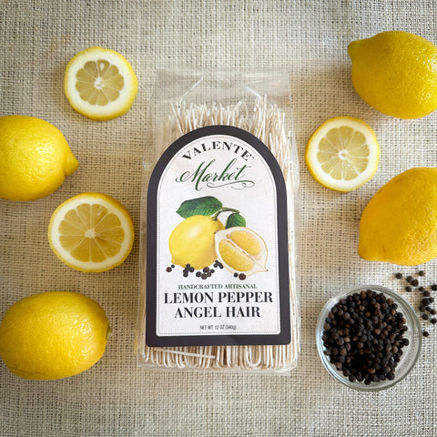 Lemon Pepper Angel Hair (Valente Pasta)