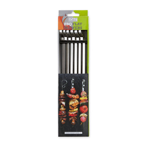Endurance Stainless Steel Flat Skewers Set Of 6 (RSVP)