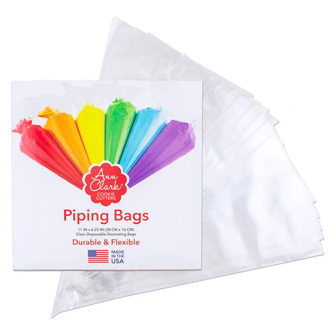 48 Count Disposable Piping Bags 11" (Ann Clark Cookie Cutters)