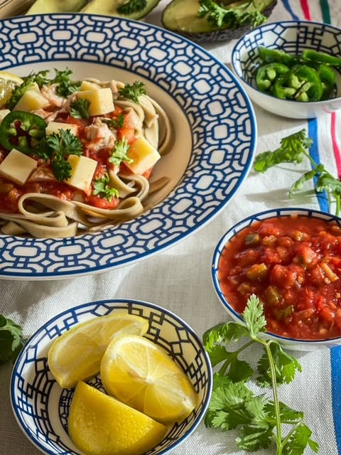 Jalapeno Pepper Fettuccine (Valente Pasta)