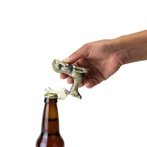 Gilded Brass-Finished Deer Beer Bottle Opener (Twine)