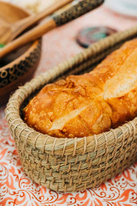 Toasty Long Bread Basket (Ten Thousand Villages)
