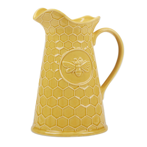 French Bees Embossed Honeycomb Pitcher 2.75 qt. (Certified International)