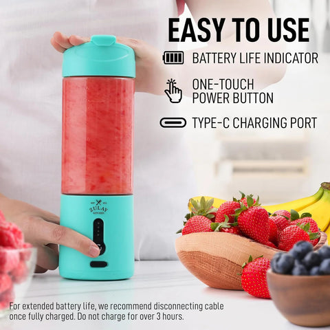 Personal Blender - 18oz Rechargeable Blender (Zulay)