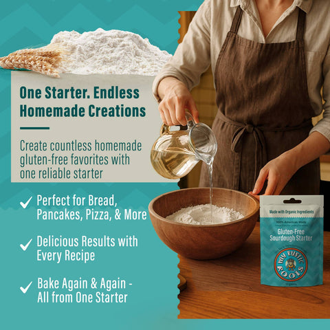 Organic GLUTEN FREE Sourdough Starter (My Rustic Roots)