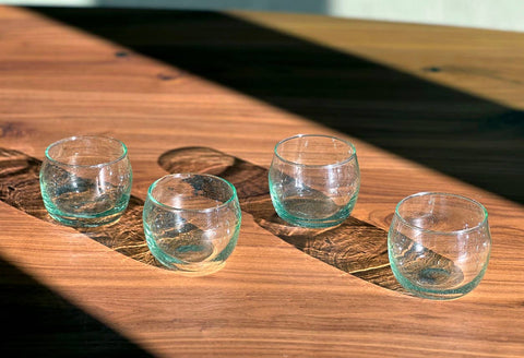 Moroccan Stemless Goblet - Clear: Clear (Verve Culture)