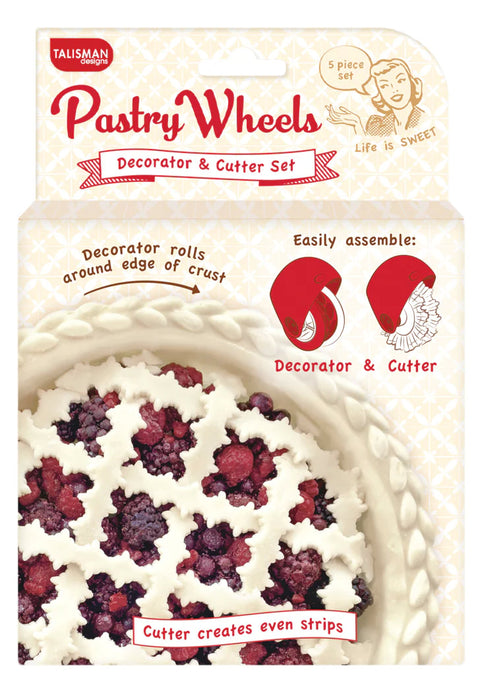 Pastry Wheels Decorator & Cutter Set (Talisman)