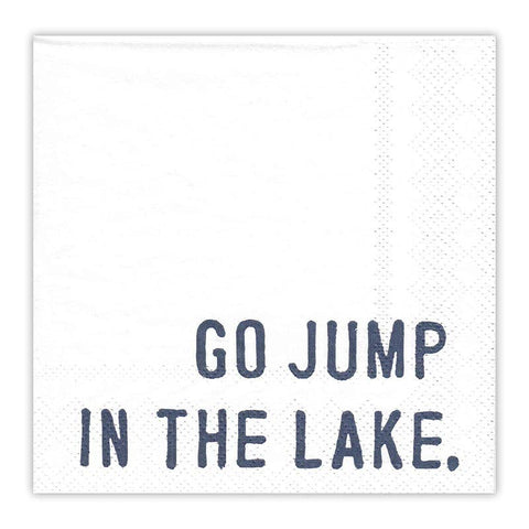 Go Jump In the Lake Cocktail Napkin (Santa Barbara Design Studio by Creative Brands)