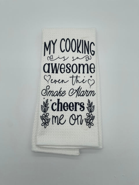 My Cooking Is So Awesome Towel (Kitchen Towels)