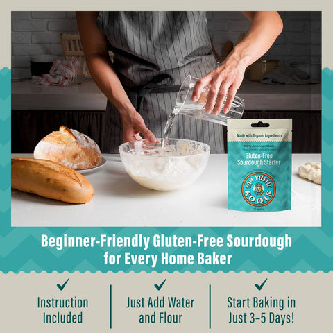 Organic GLUTEN FREE Sourdough Starter (My Rustic Roots)