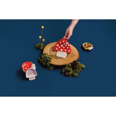 Toadstool Shaped Pinch Bowls Set of 6 (Danica Jubilee)