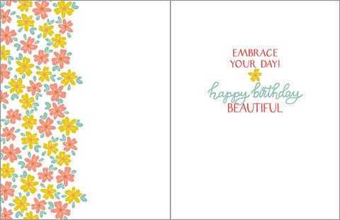 Birthday Greeting Card - Gray Hair Don't Care (GINA B DESIGNS)