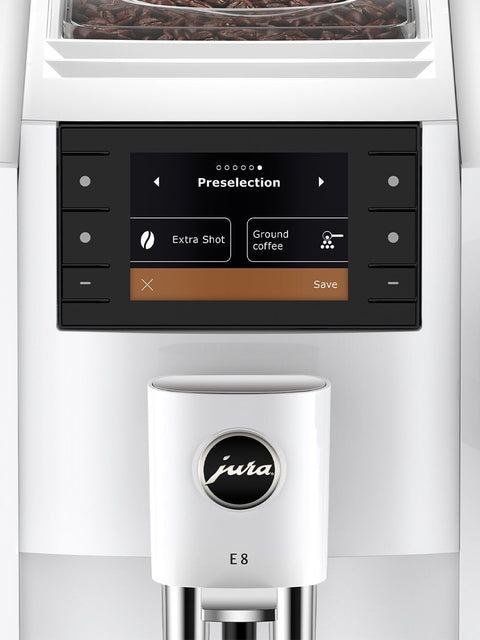 E8 Piano White Coffee Maker (Jura)