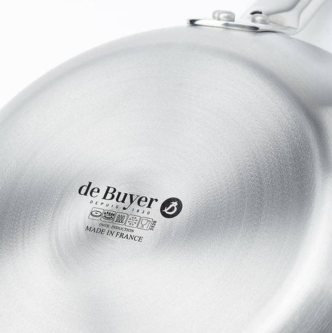 ALCHIMY 3-ply Stainless Steel Rounded Sauté Pan (De buyer)