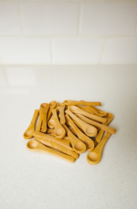 Mini Bamboo Salt Spoon Kitchen (Bamboo Switch)