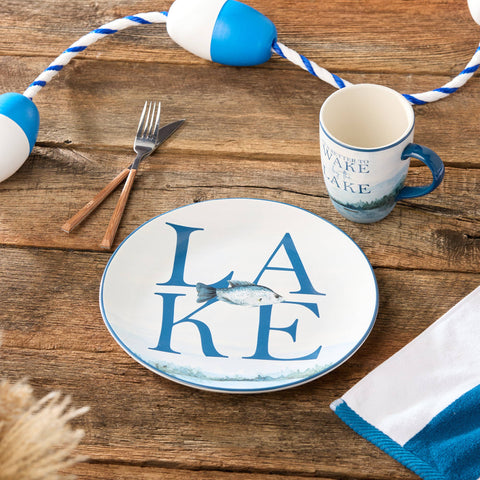 Wake At The Lake Dinner Plate 11" (Certified International)