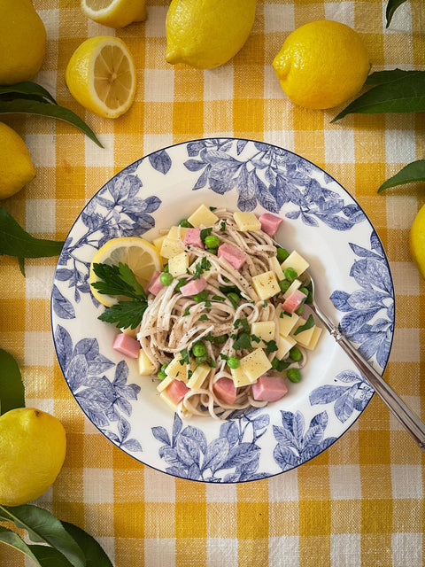 Lemon Pepper Linguine (Valente Pasta)