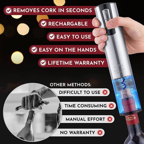 Electric Wine Bottle Opener (Zulay Kitchen)
