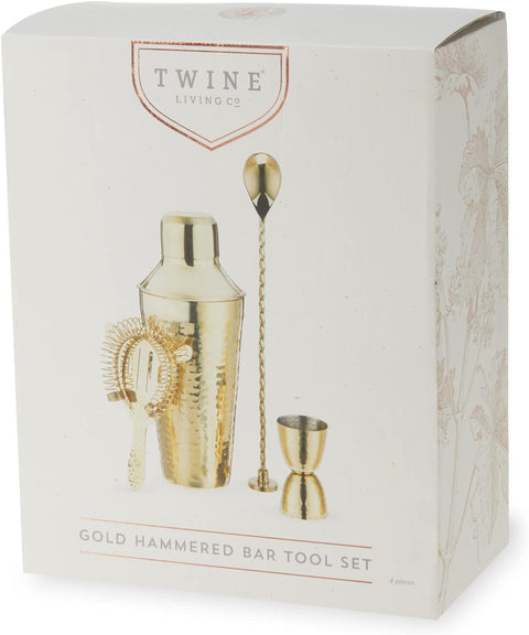 Gold Hammered Bar Tool Set (Twine)