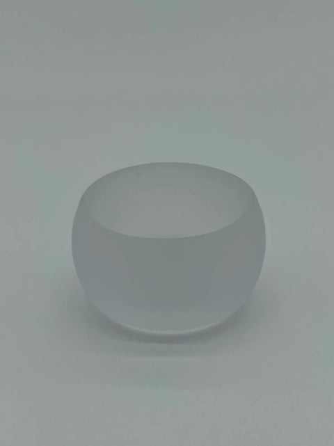 Bubble Frost Tealight Glass Holder small (Texxture)