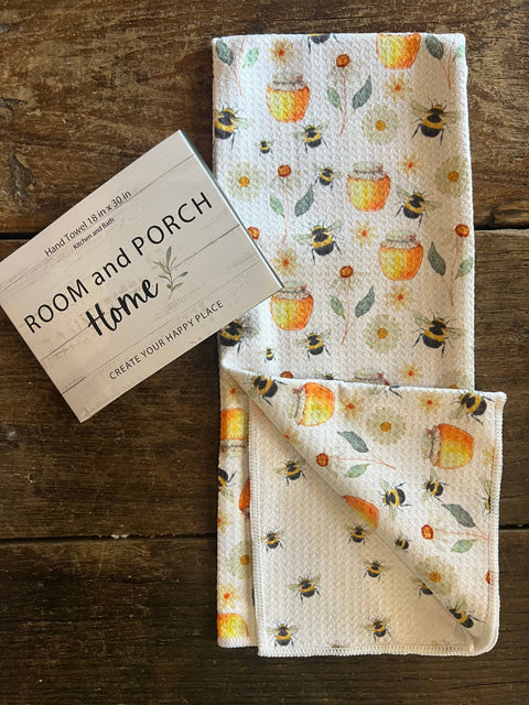 Bees & Honey Tea Towel (ROOM and PORCH)