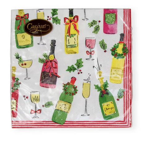 Small Napkins Tipsy And Toasty (Caspari)