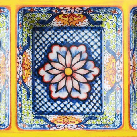 3-Section Tray - Yellow (Prepara)