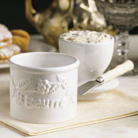 Butter Bell - White Raised Floral