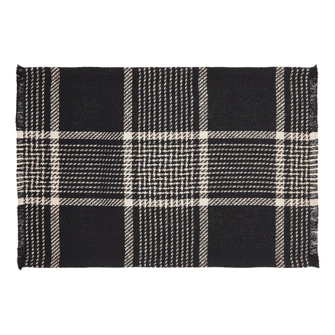 Black Tan Placemat Set Of 2 (VHC Brands)