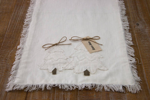 Table Runner - Raggedy Trees with Fabric Tag (Audrey's)