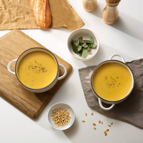 Ceramic Soup Bowls with Handles, 26.5 oz, Set of 4 (Kook)