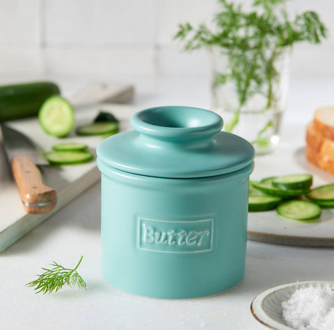 Butter Bell Cafe Matte Aqua (Butter Bell Crock)