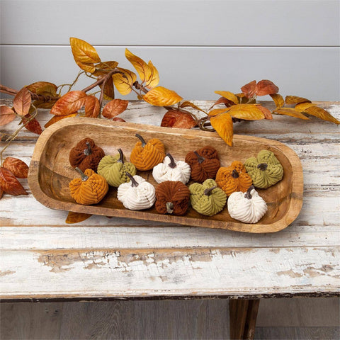 Mini Corduroy Harvest Pumpkins (Audrey's)