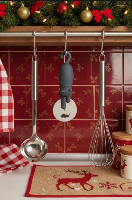 Kitty Cut Pizza Cutter Wheel - Pizza Cutters - Kitchen Gifts (OTOTO)