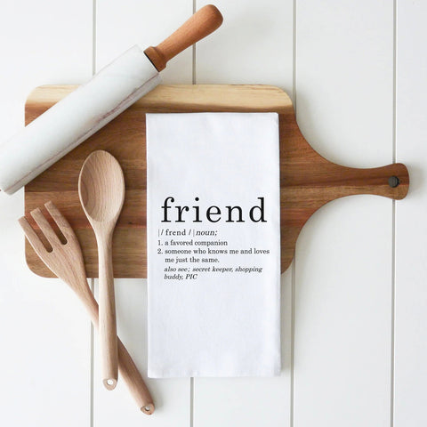 Friend Tea Towel (Porter Lane Homes)