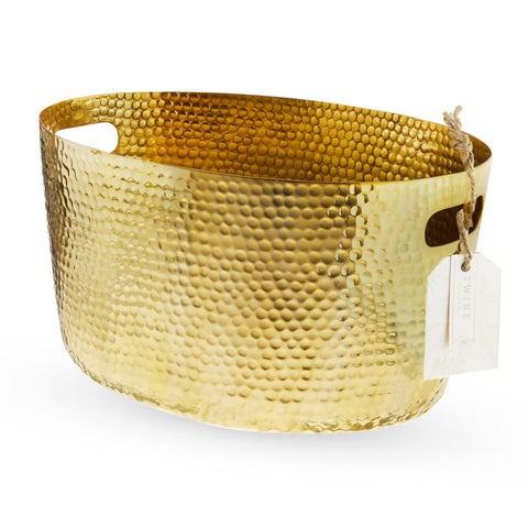 Gold Hammered Tub (Twine)