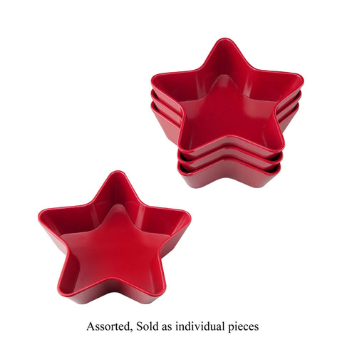 Patriotic Star Melamine 5 1/2" Bowl, Red (Supreme Housewares)