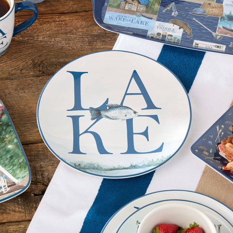 Wake At The Lake Dinner Plate 11" (Certified International)