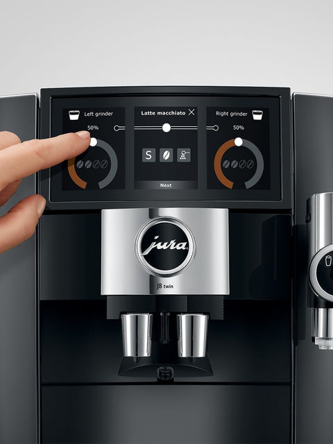 J8 Twin Diamond Black Coffee Maker (Jura)