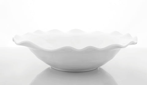 White 14" Melamine Serving Bowl (Supreme Housewares)