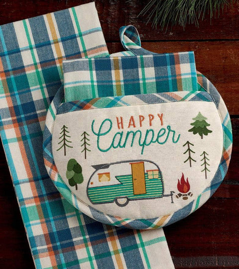 Happy Camper Potholder Gift Set (Design Imports)