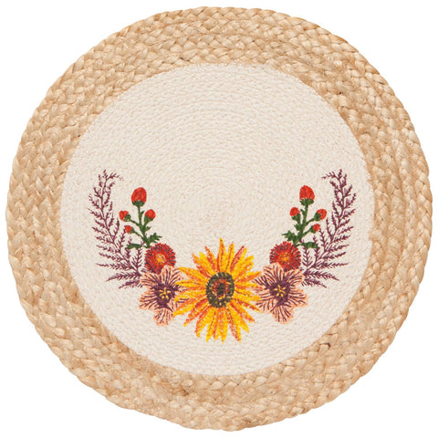 Sunflower Splendor Braided Placemat (Danica)