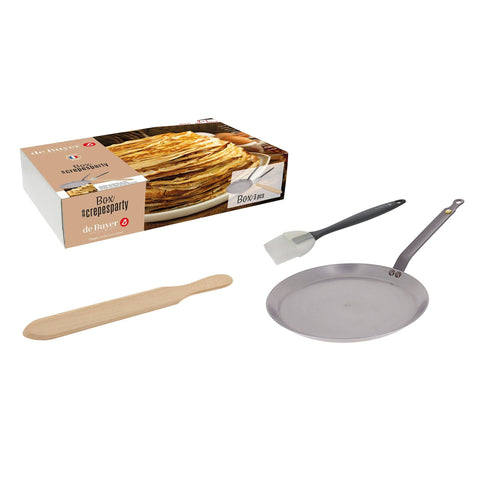 MINERAL B Carbon Steel Crepe Party Box (De Buyer)