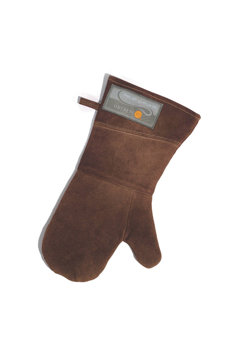 Brown Leather Grill Mitt (Outset)